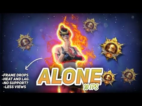 ALONE 30FPS LOW END DEVICE NON GYRO 2GB BGMI MONTAGE YouTube