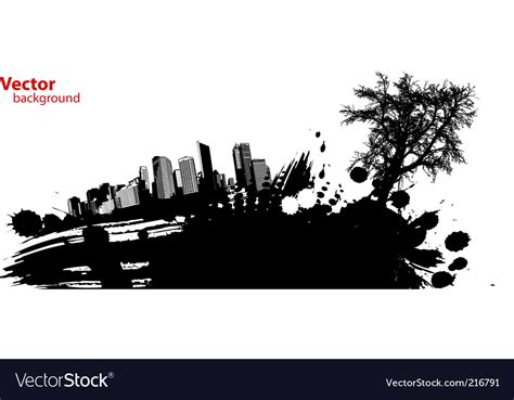 Silhouette cityscape Royalty Free Vector Image