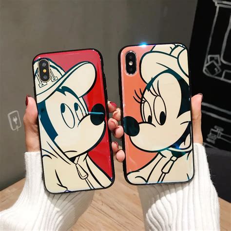 Minnie Mickey Cartoon Phone Case Universal Silicone Soft Original