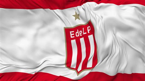 Estudiantes De La Plata Flag Seamless Looping Background Looped Bump