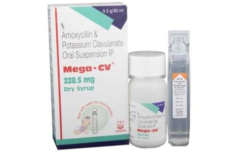 Mega Cv 228 5 Mg Dry Syrup Uses Price Dosage Side Effects Substitute Buy Online