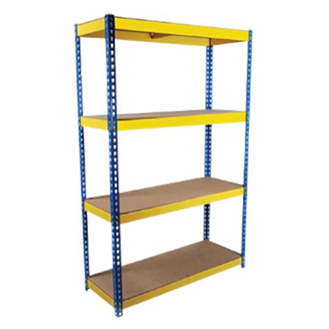 Boltless Rack Blue Yellow Racks Storage Solutions