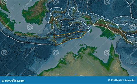 Timor Plate Dashed Patterson Cylindrical Physical Stock Illustration