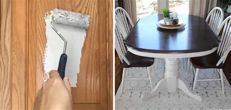 How To Paint A Kitchen Table Without Sanding Easy Guides