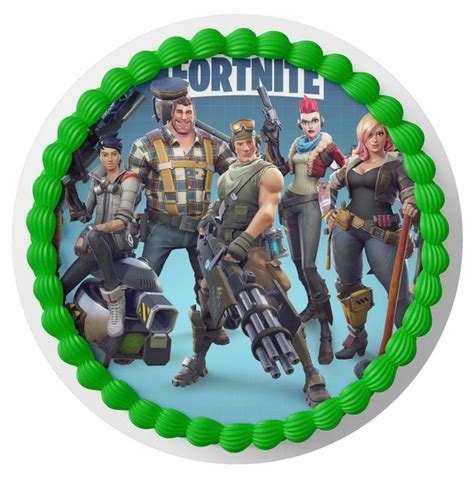 OPŁATEK NA TORT FORTNITE NAPIS GRATIS ERLI pl