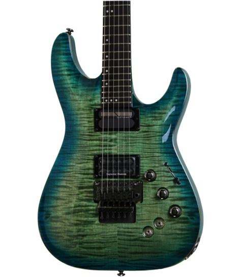 Aquaburst Schecter BlackJack SLS C1 FR-S Sweetwater Exclusive | Guitars ...