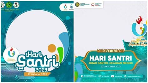 Link Twibbon Hari Santri Lengkap Dengan Cara Buat Tribunnews