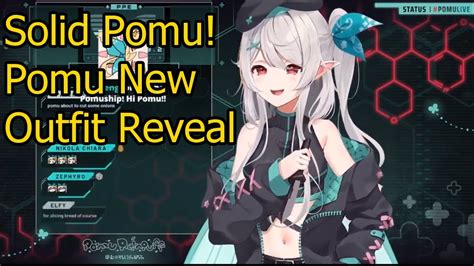 Nijisanji En Pomu 2nd New Outift Reveal In 130 Minutes Solid Pomu