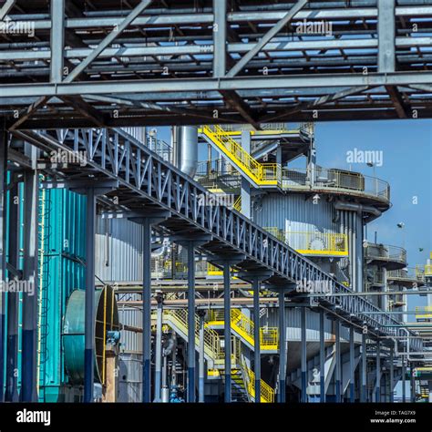 sugar factory industry line production cane process Stock Photo - Alamy