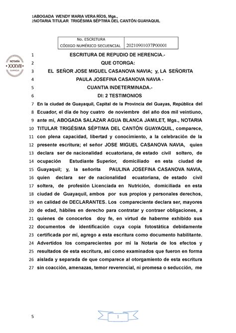 Repudio Repudiar La Herencia Derecho Civil Studocu