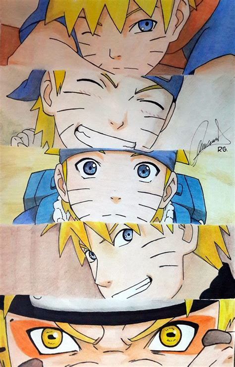 Naruto Uzumaki Dibujos Dibujo Manga