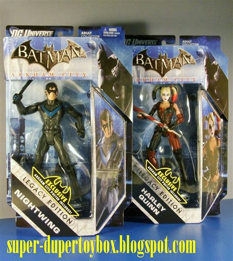 Super Dupertoybox Batman Arkham City Legacy Edition Nightwing Harley