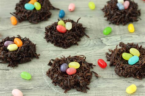 Chocolate Coconut Easter Nests By Jesse Lane Wellness