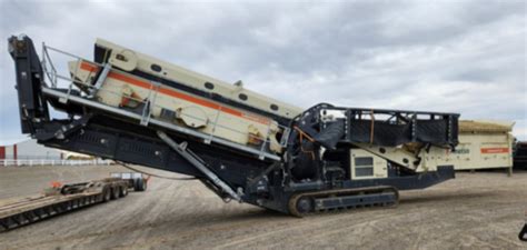 Metso ST3 8 Mobile Screen Plant 5x18 Ft 2 Deck Inclined Screen For