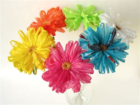 Flores Com Material Reciclado 20 Ideias