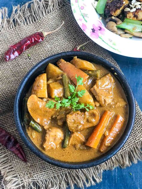 Thai Chicken Massaman Curry Recipe By Archanas Kitchen