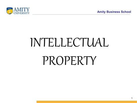 A Presentation On Intellectual Property Right Ppt