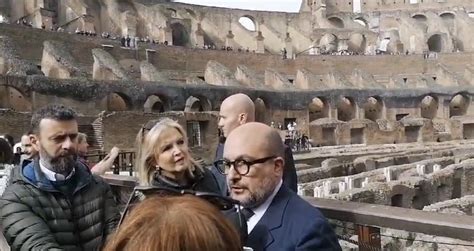 Pasqua Sangiuliano In Visita Al Colosseo Nel 2023 Oltre 12 Mln Di