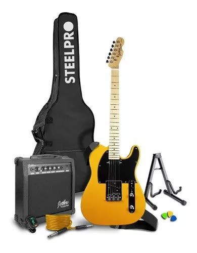 Paquete Guitarra Electrica Jethro Series By Steelpro Full