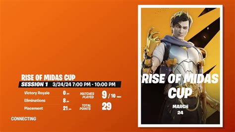 Fortnite Rise Of Midas Cup SILENT MODE YouTube