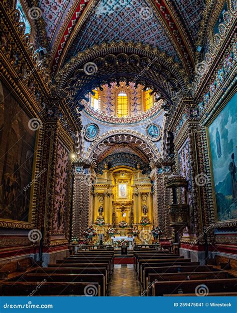 Beautiful Interior And The Altar Of The Santuario Diocesano De Nuestra