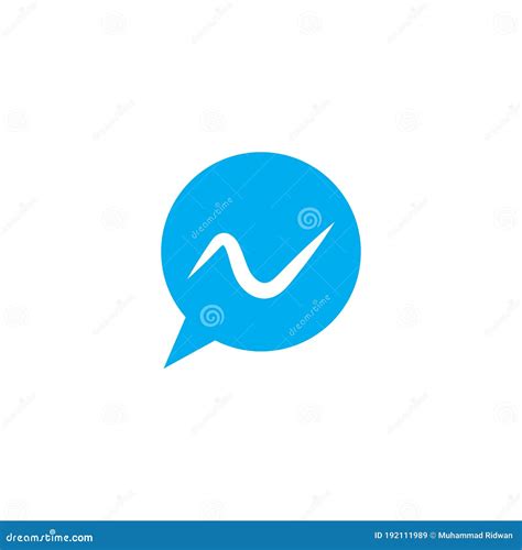 MESSENGER LOGO stock vector. Illustration of internet - 192111989