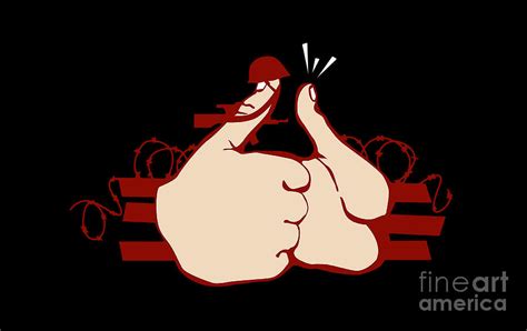 Thumb Wars Digital Art by Claes Hedlund - Pixels