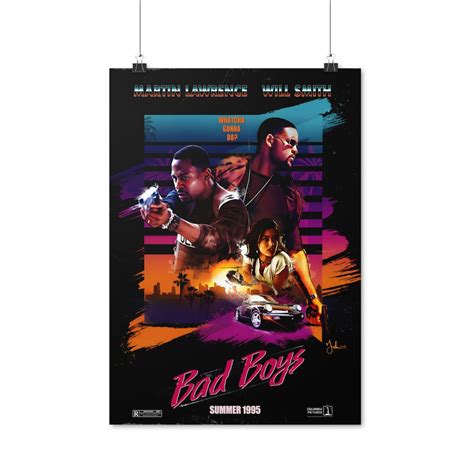 Poster BAD BOYS Fan Art Movie Poster Will Smith Lawrence Bay - Etsy