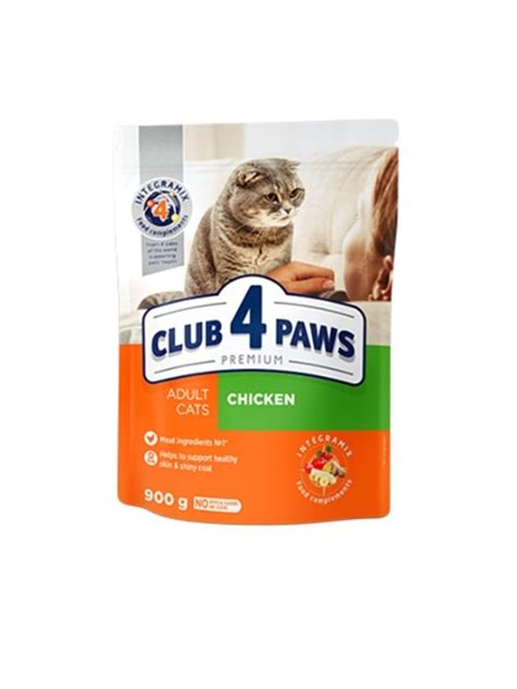 Club 4 Paws Cat Chicken Храна за котки с пилешко Daneni