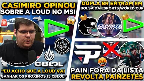 Casimiro Opina Sobre Loud Loud E F Ria Receber O Dinheiro Saudita