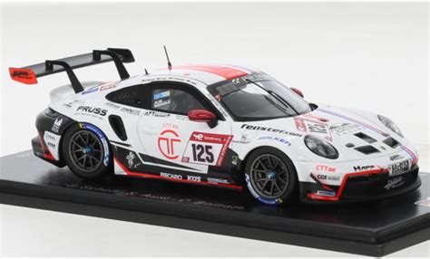 Miniature Porsche 991 GT3 Cup 1 43 Spark 911 No 125 Huber Motorsport