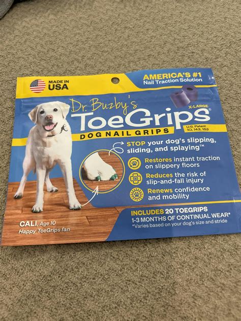 Dog Toenail Grips Dr Buzbys Toegrips® For Dogs