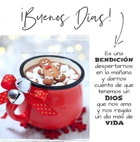 Pin de 𝓡𝓾𝓫𝔂 en Buenos días Buenos dias de navidad Notas de buenos