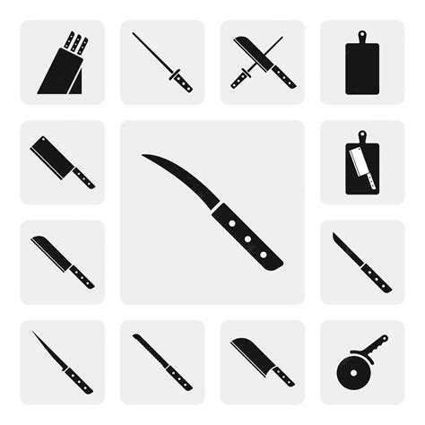 Icono De Web Plana De Cuchillo De Pelar Vector De Icono Negro Sólido De Silueta De Signo De