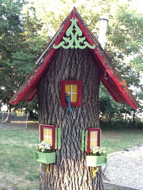 Create A Stunning Tree Stump Fairy House In 5 Easy Steps Fairy Tree