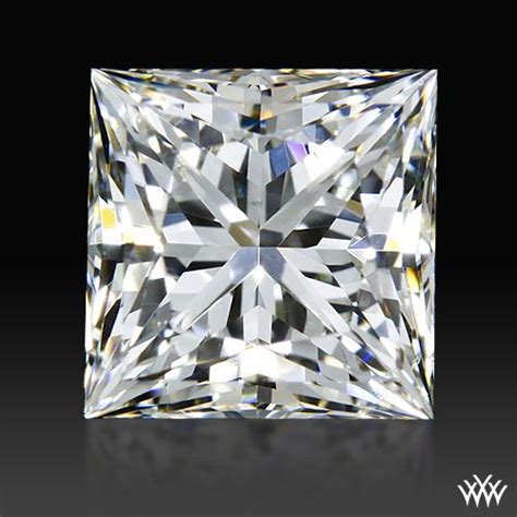 0 701 Ct I VS2 A CUT ABOVE Super Ideal Princess Cut Diamond Hearts