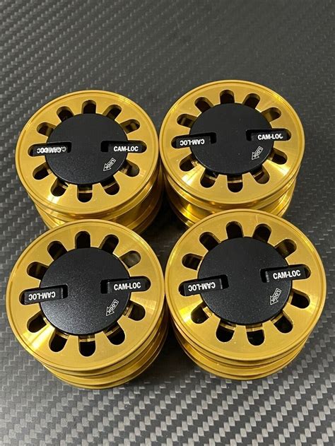 Tamiya Avante Avante Alloy Wheels Set Gold And Cam Lock Set