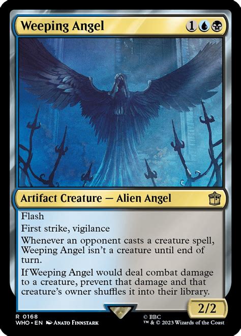 Weeping Angel Universes Beyond Doctor Who Magic The Gathering