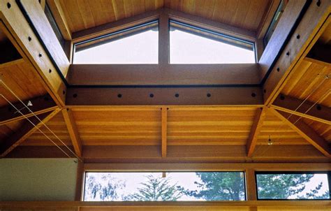 Clerestory Windows Lighten The Connection Between Roof And Wall