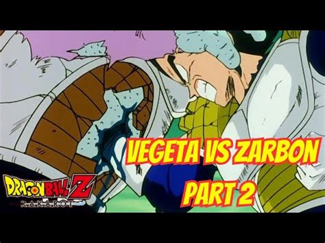 Dragon Ball Z Kakarot Vegeta Vs Zarbon Part 2 Zarbon Defeated YouTube