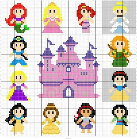 Pin By Ivonne Quintana On Perler Beads Disney Cross Stitch Disney