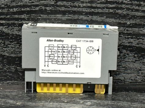 Allen Bradley 1734 IB8 1734 1B8 188 Ser D Point I O Input Module 24VDC