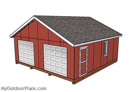 24x24 Shed Plans Myoutdoorplans