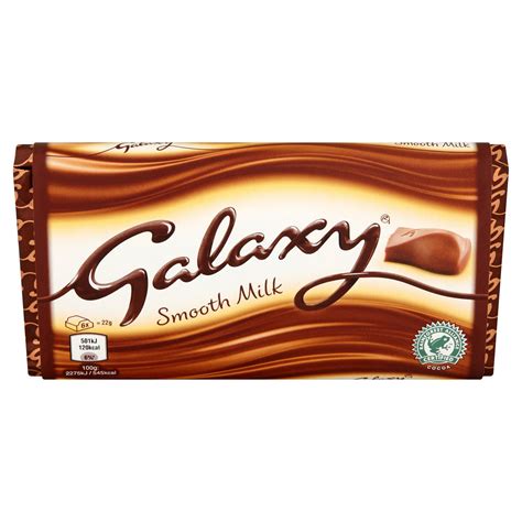 Galaxy Smooth Milk Chocolate Bar 110g Single Chocolate Bars And Bags