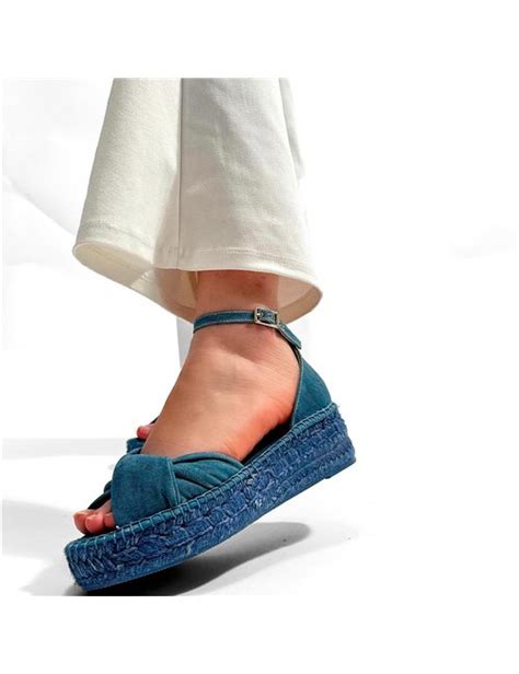 Sandalias De Esparto Gaimo Torgos Piqu Jeans Env Os En H