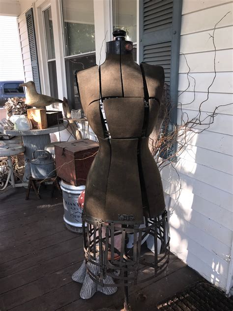 Antique Mannequin Caged Mannequin Dress Form Etsy