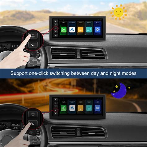 Road Top Wireless Carplay Android Auto Air Play Navigation Touch Screen