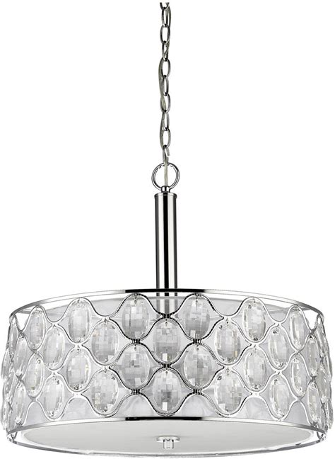 Acclaim Lighting IN11086PN Isabella Polished Nickel Drum Lighting