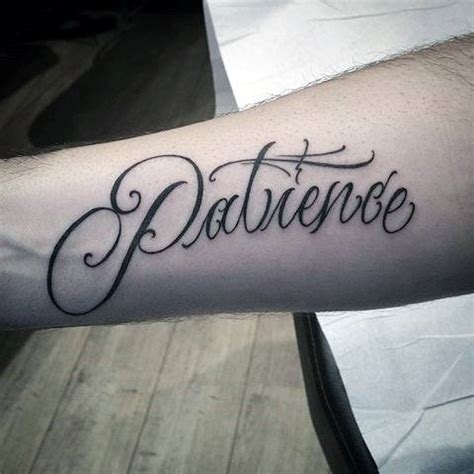 30 Patience Tattoo Designs for Men