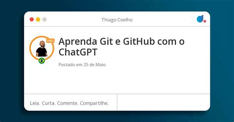 Aprenda Git E Github O Chatgpt